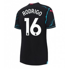 Manchester City Rodri Hernandez #16 Replica Third Stadium Shirt for Women 2023-24 Short Sleeve